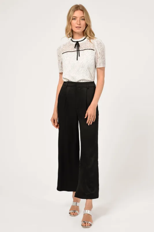 Lucia Pleat Front Wide Leg Trousers - FINAL SALE sold by Adelyn Rae