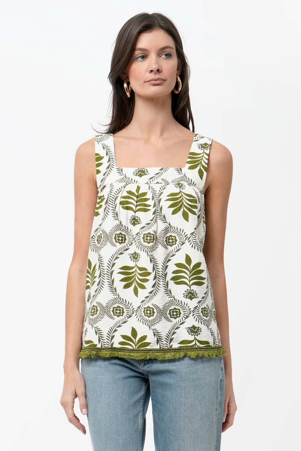 Roy Square Neckline Printed Top sold by Adelyn Rae product image thumbnail 4