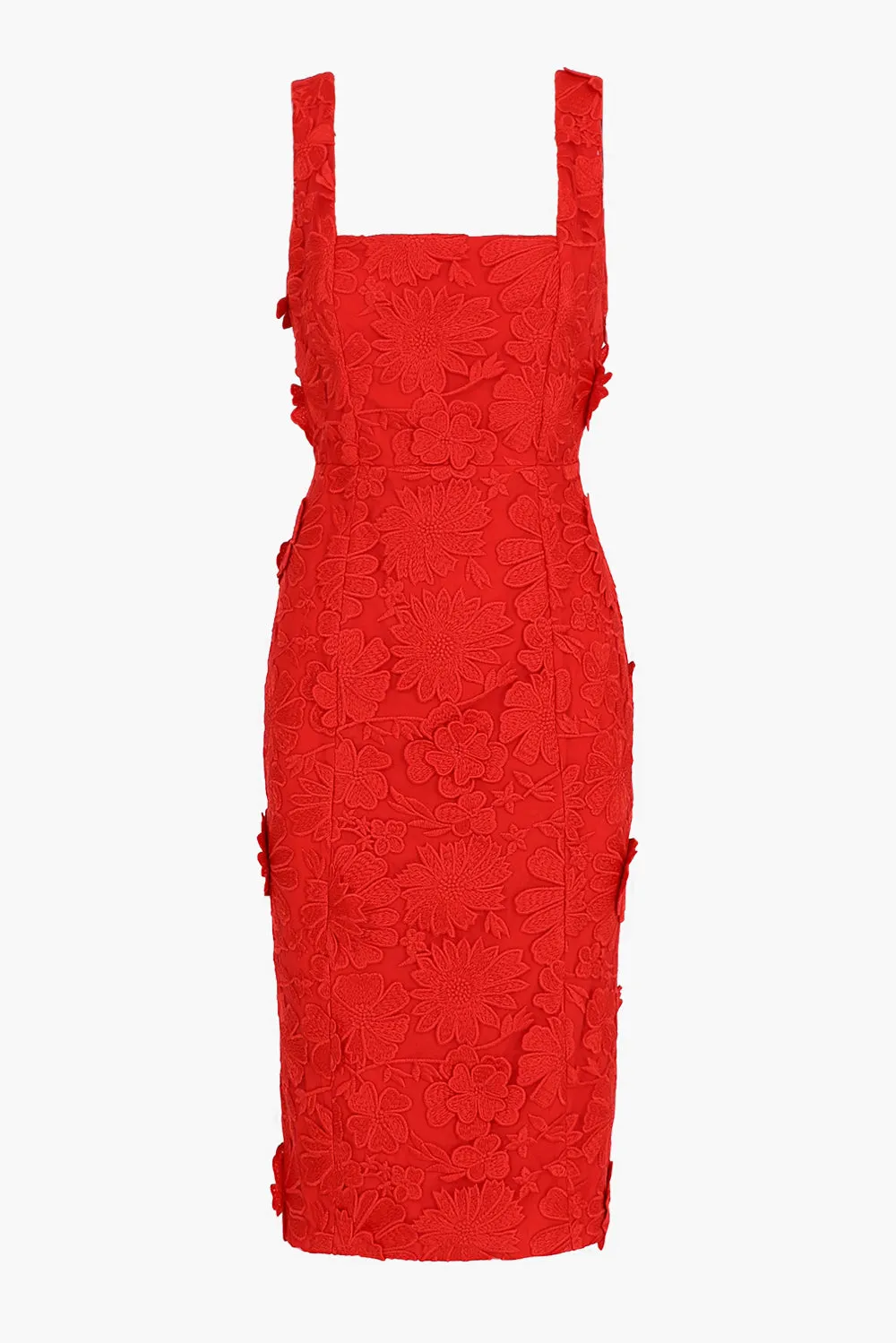 Vonna 3D Lace Up Midi Dress sold by Adelyn Rae product image thumbnail 3