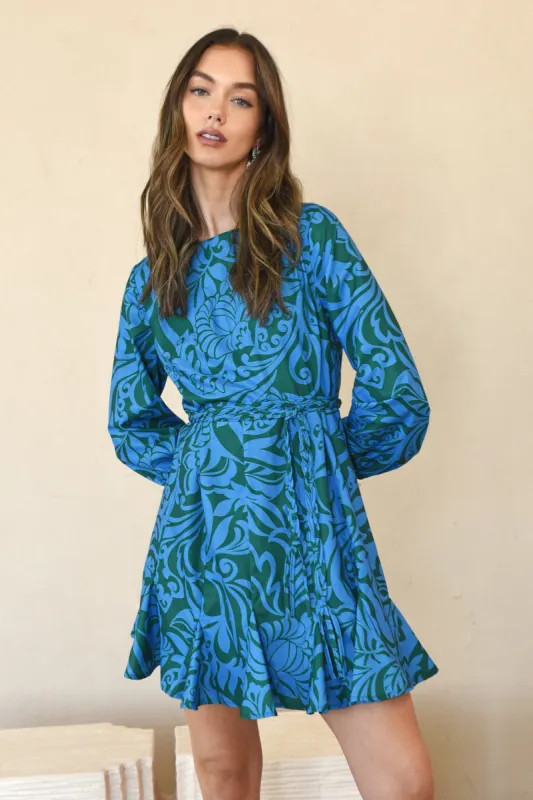 Vianka Belted Fit and Flare Mini Dress - FINAL SALE sold by Adelyn Rae