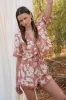 Karina Printed Top with Mini Front Ties sold by Adelyn Rae