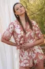 Karina Printed Top with Mini Front Ties sold by Adelyn Rae
