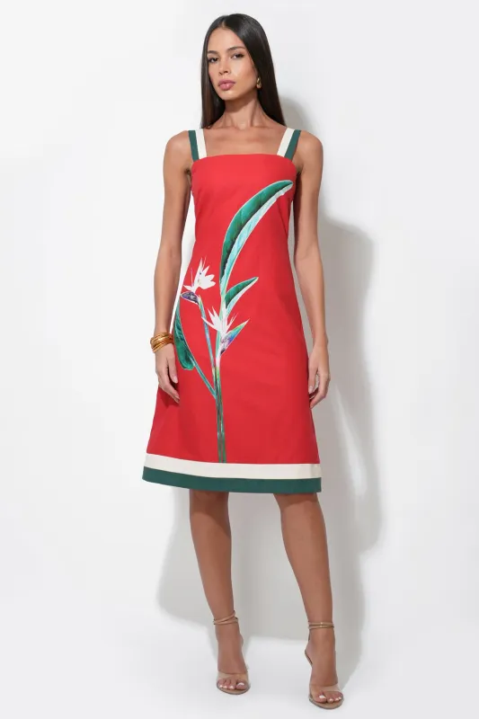 Birds of Paradise Midi Dress sold by Adelyn Rae