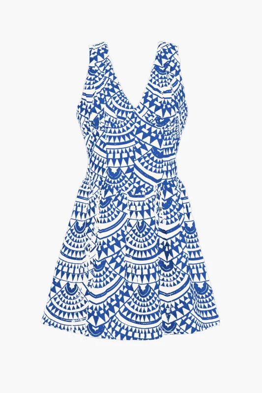 Maris Cotton Crochet Piped Mini Dress sold by Adelyn Rae