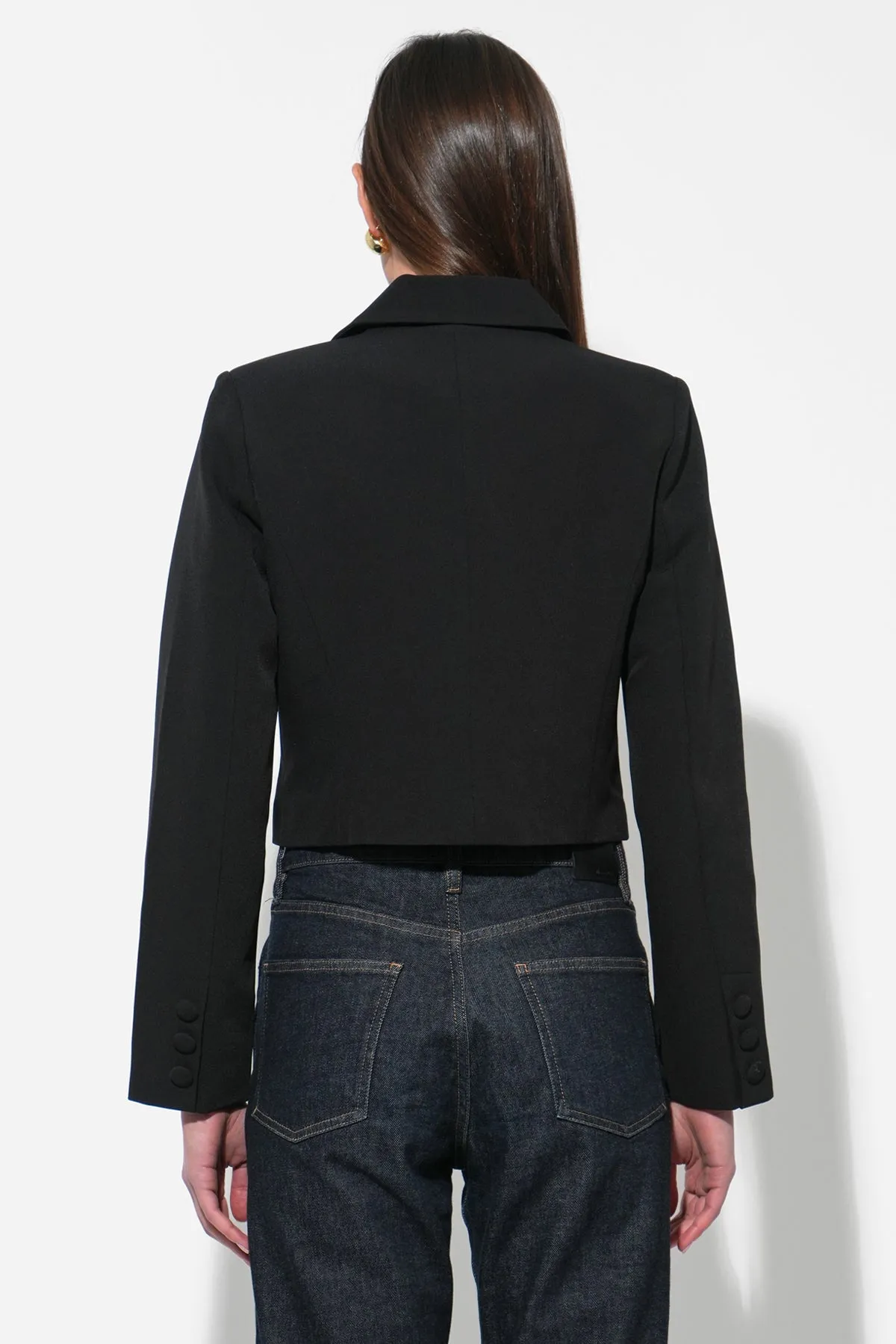 Gretchen Double Breasted Cropped Blazer sold by Adelyn Rae product image thumbnail 4