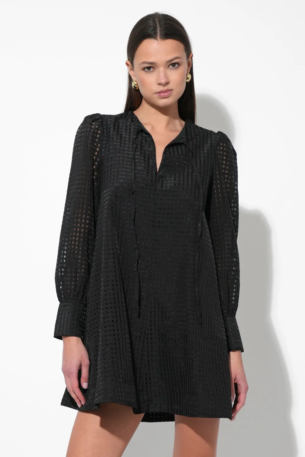 Ashley Seersucker Mini Dress sold by Adelyn Rae