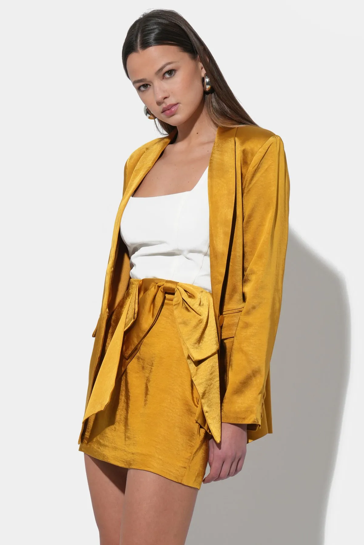 Delilah Satin Blazer sold by Adelyn Rae product image thumbnail 3