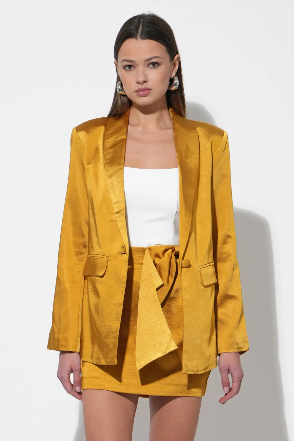 Delilah Satin Blazer sold by Adelyn Rae product image thumbnail 2