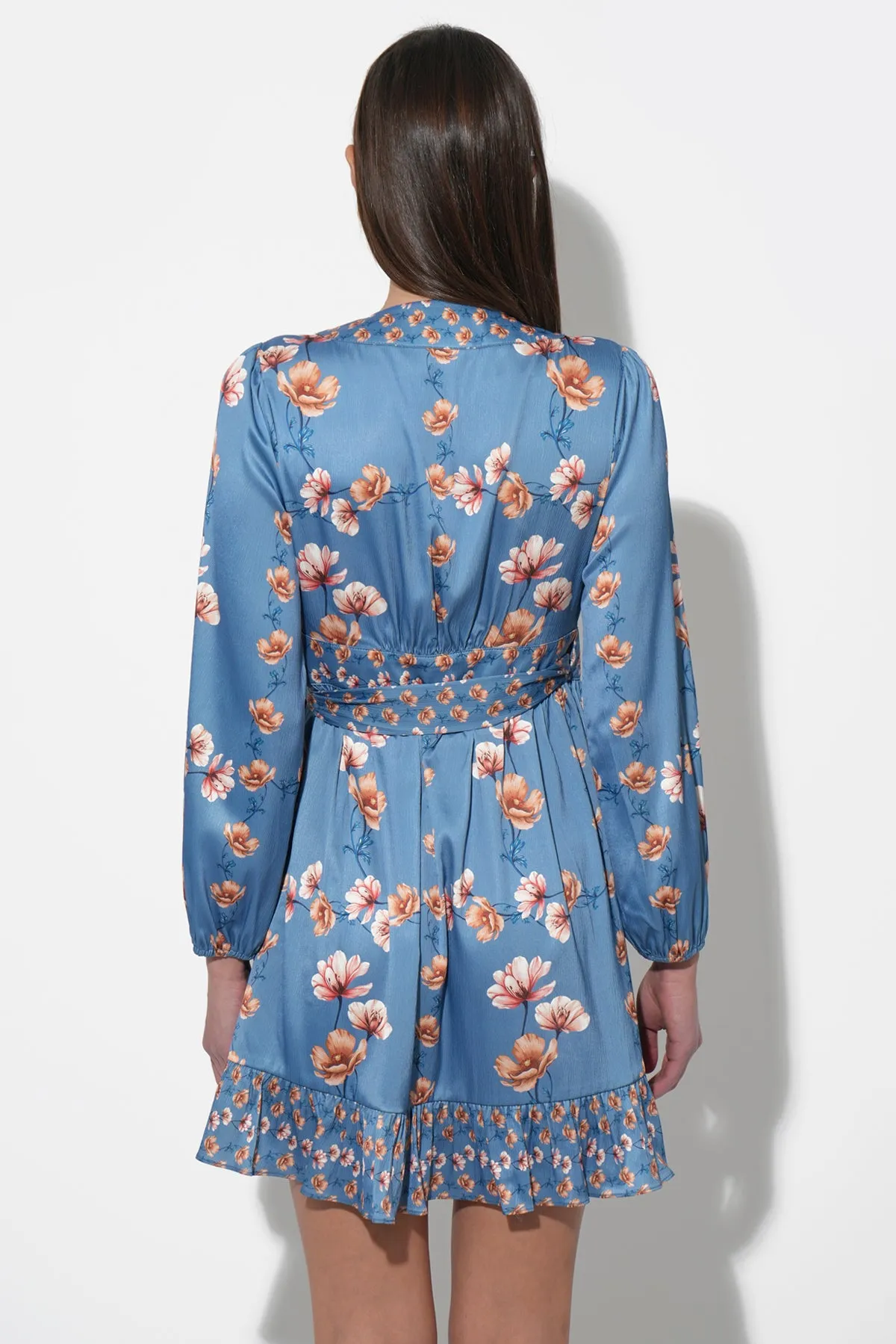 Jody Ruffled Wrap Mini Dress sold by Adelyn Rae product image thumbnail 3