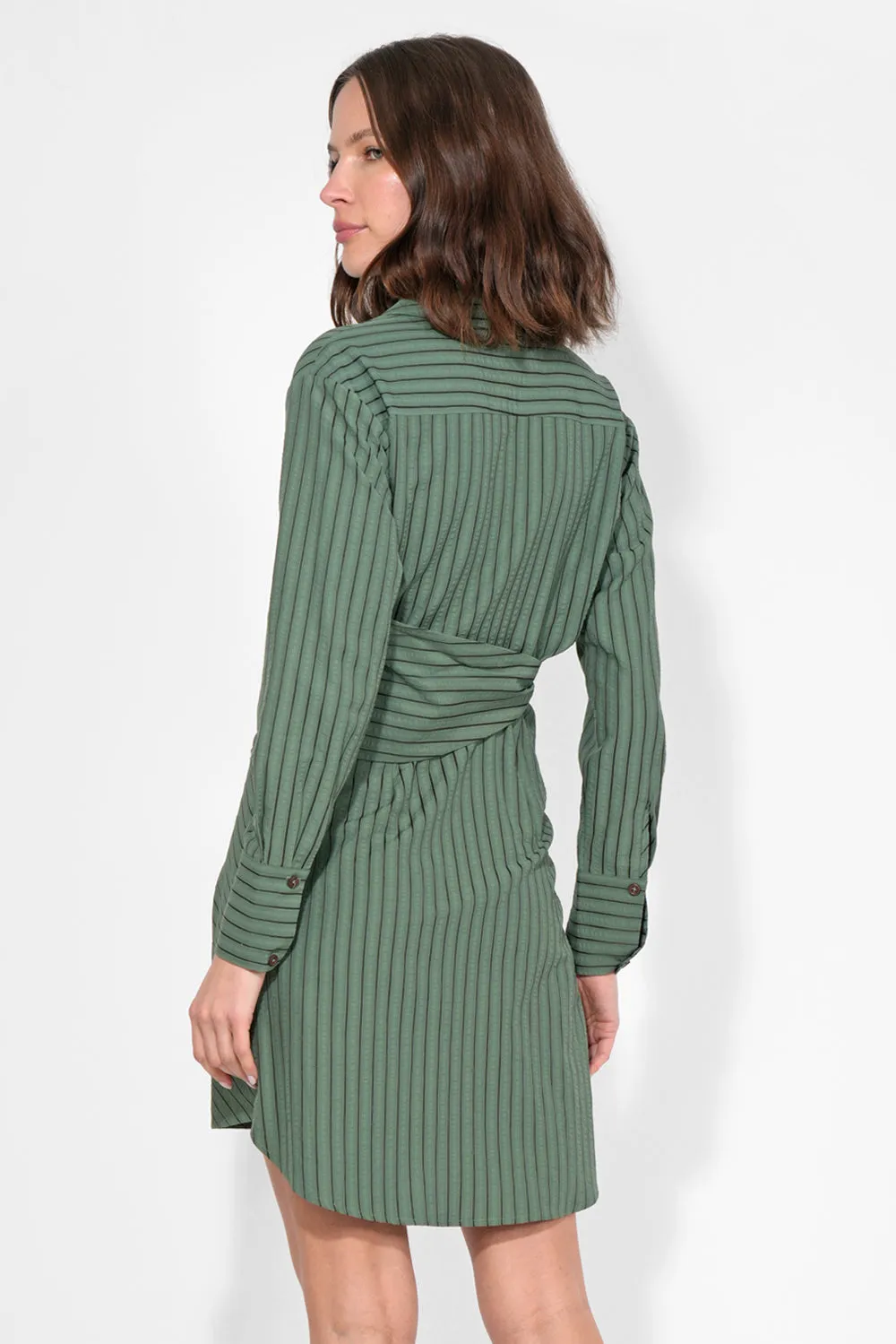 Avena Stripe Shirt Dress sold by Adelyn Rae product image thumbnail 2
