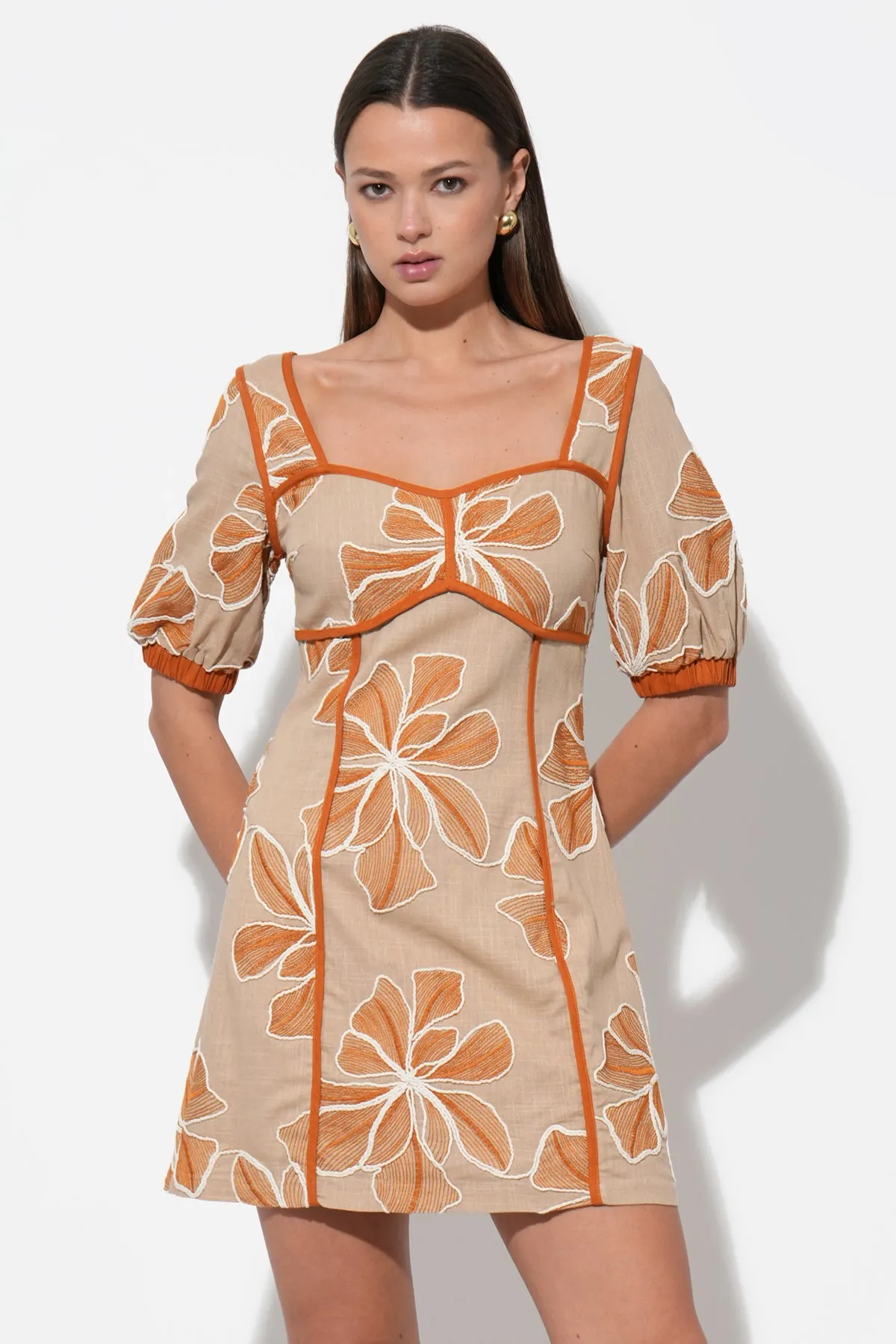 Grasiella Embroidered Mini Dress sold by Adelyn Rae product image thumbnail 2