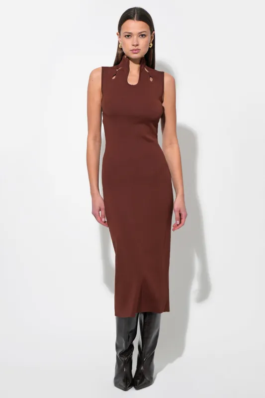 Trish Sculpted Cut Out Knit Midi Dress sold by Adelyn Rae