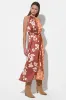 Sandi Two Toned Halter Midi Dress sold by Adelyn Rae