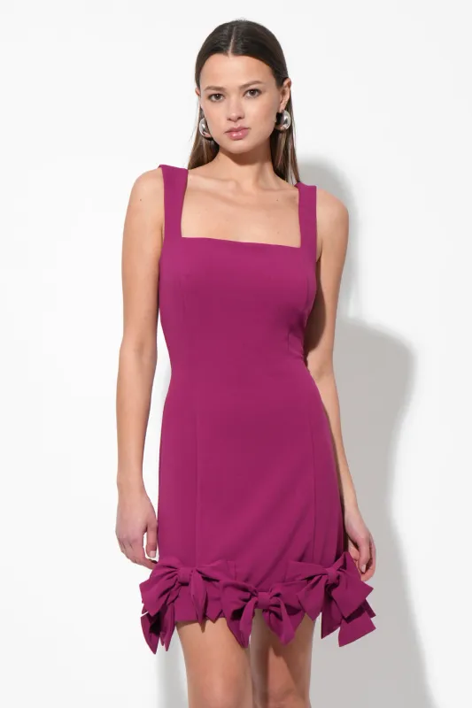 Ember Bow Skirt Strappy Mini Dress sold by Adelyn Rae