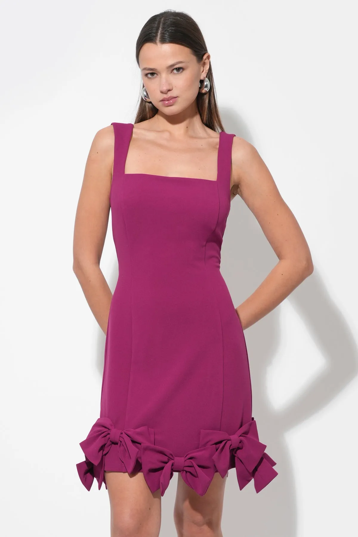 Ember Bow Skirt Strappy Mini Dress sold by Adelyn Rae product image thumbnail 2