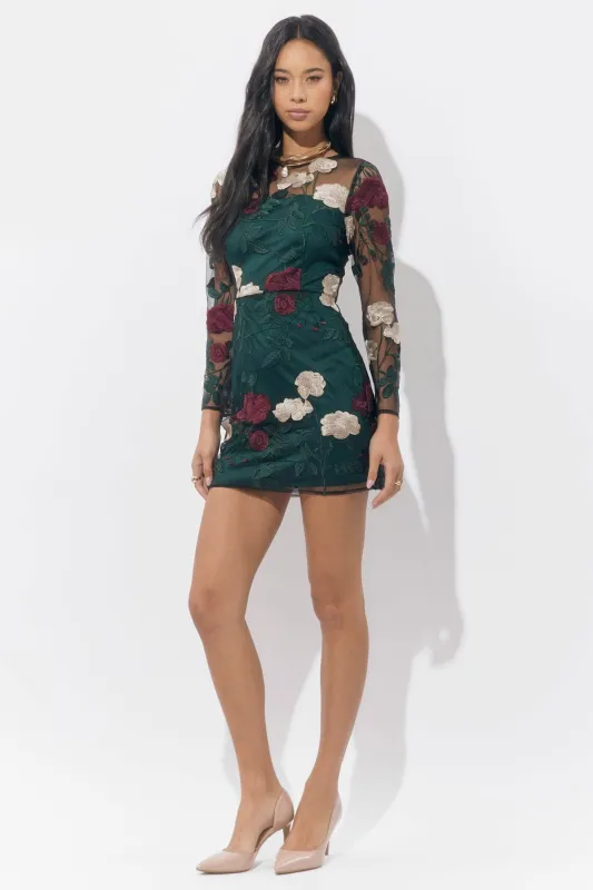 Noia Embroiled Mini Dress sold by Adelyn Rae