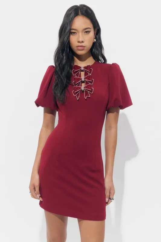 Wren Rhinestone Mini Dress sold by Adelyn Rae