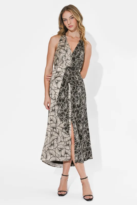 Ainsley Twin Print Halter Maxi Dress sold by Adelyn Rae