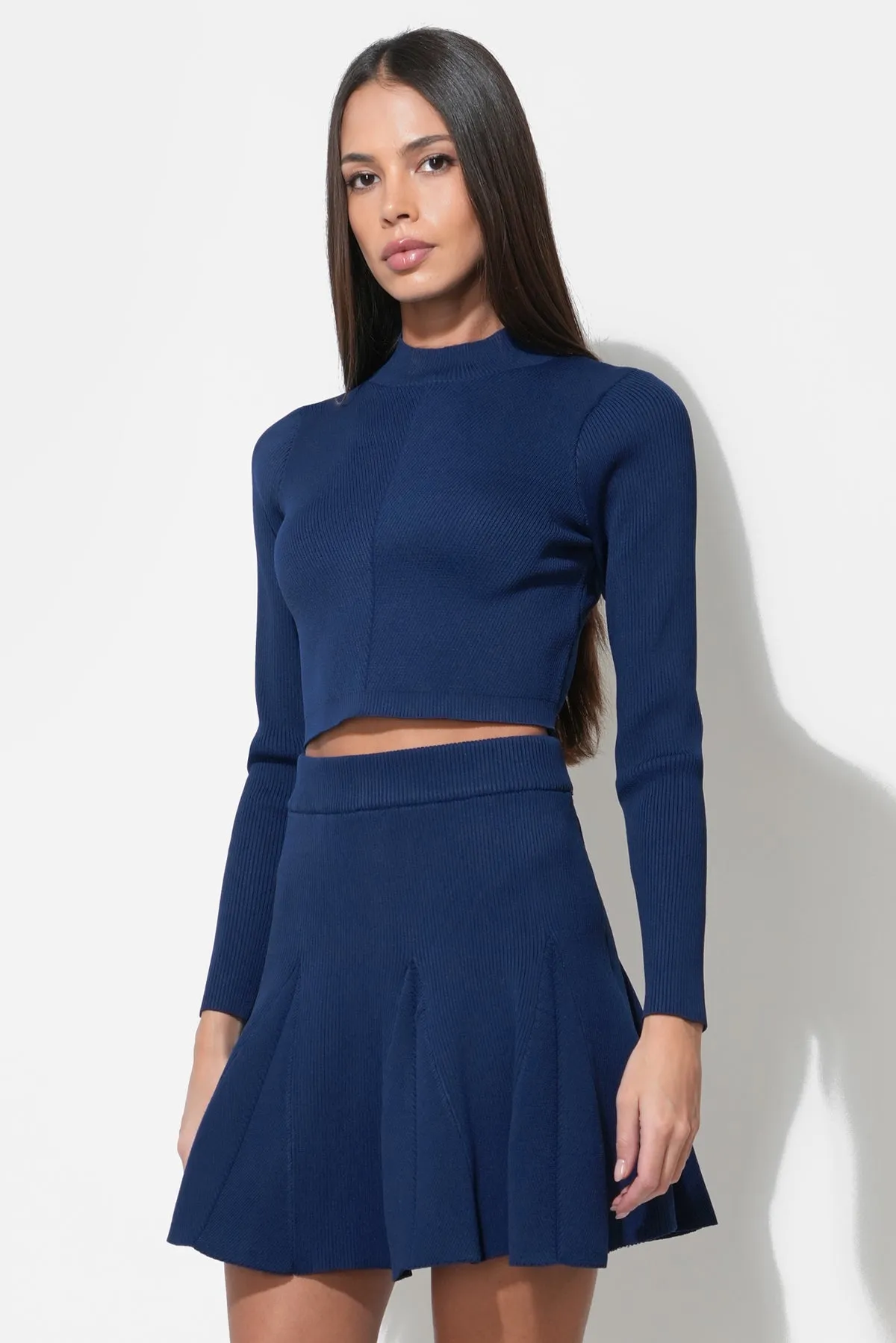 Carrie High Neck Long Sleeve Knit Top sold by Adelyn Rae product image thumbnail 4