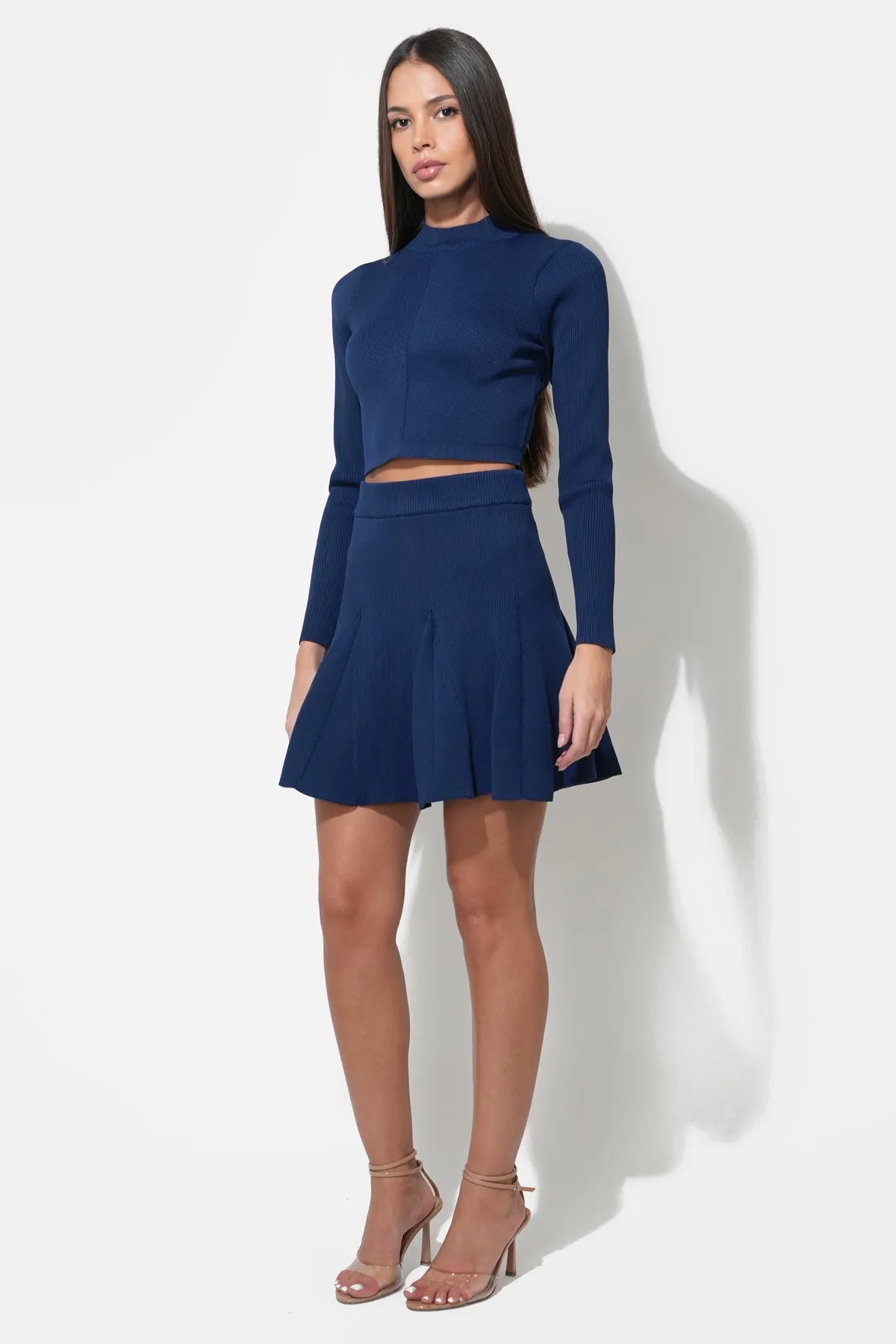 Carrie High Neck Long Sleeve Knit Top sold by Adelyn Rae product image thumbnail 2