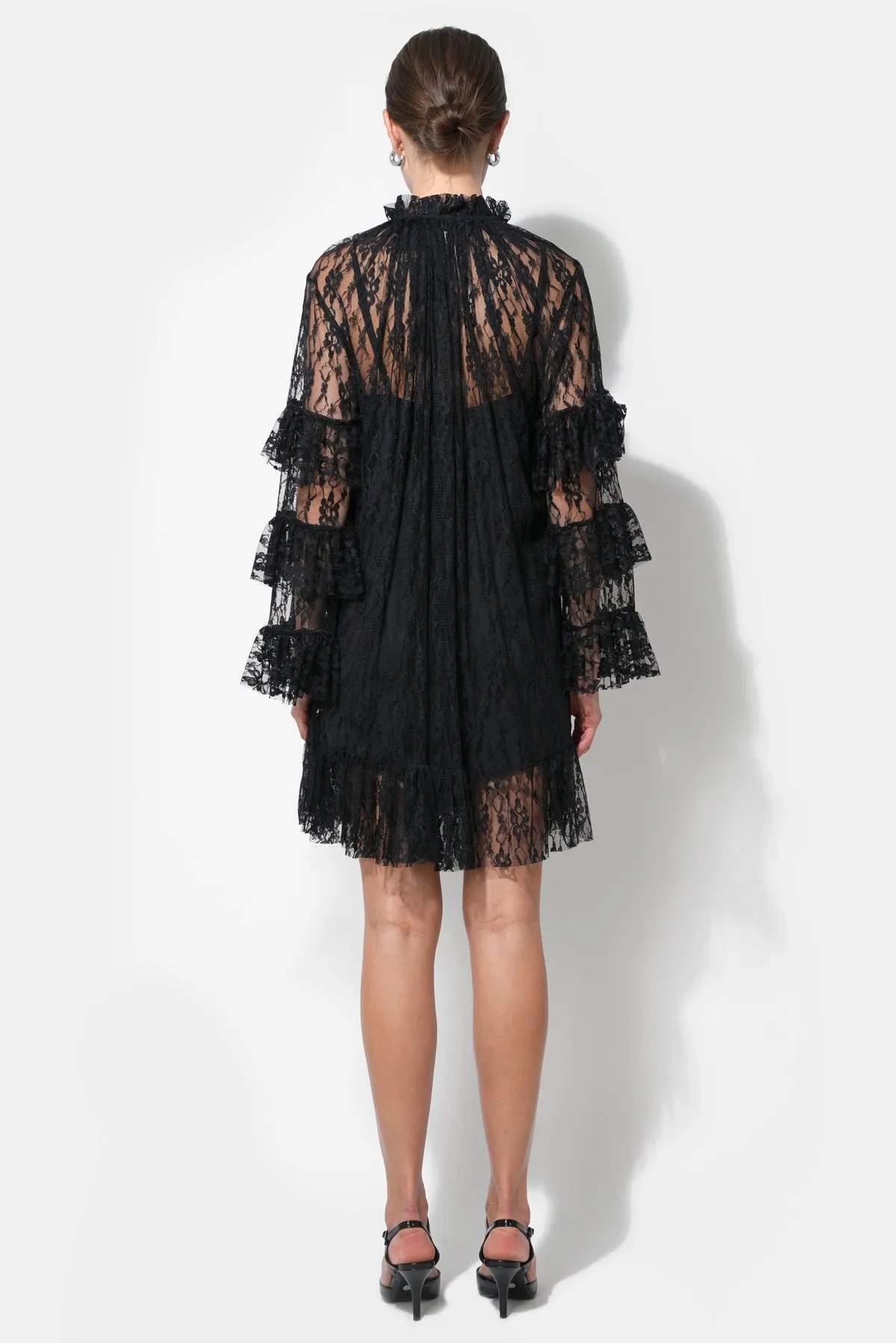 Lorena Lace Ruffled Shift Dress sold by Adelyn Rae product image thumbnail 2