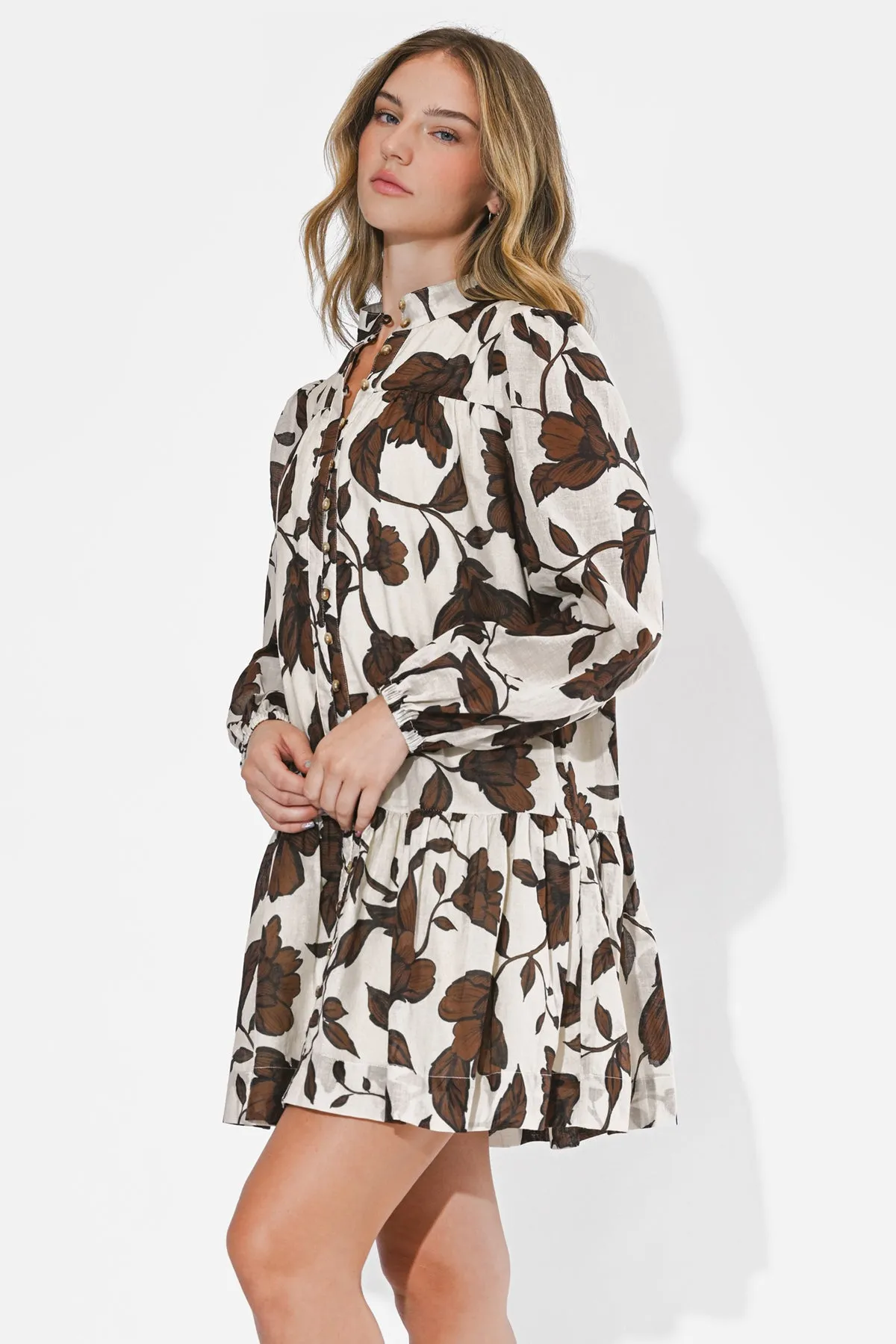 Sharon Long Sleeve Cotton Dress sold by Adelyn Rae product image thumbnail 5