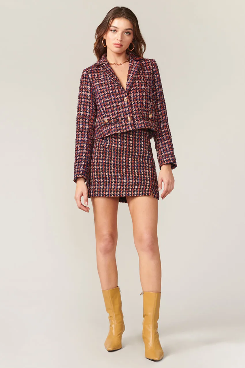 Lena Tweed Mini Skirt sold by Adelyn Rae