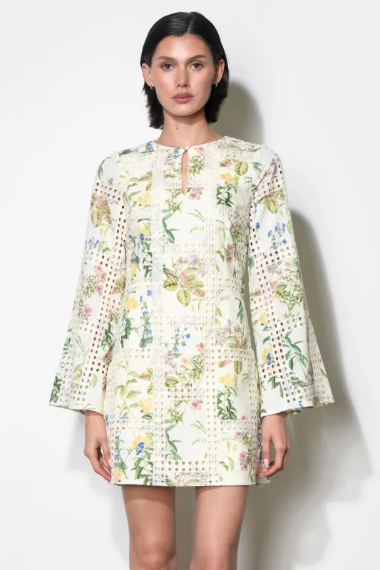 Marshall Embroidery Eyelet Mini Dress sold by Adelyn Rae