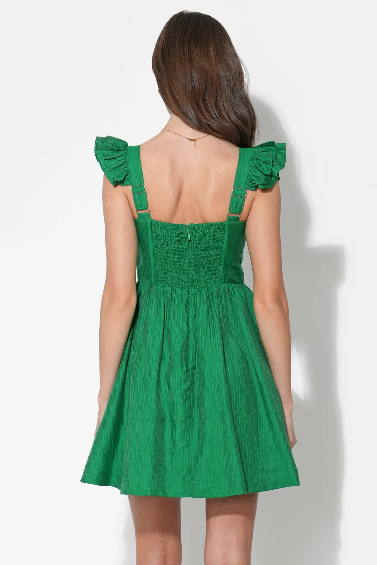 Charlene Flutter Sleeve Mini Dress sold by Adelyn Rae product image thumbnail 2