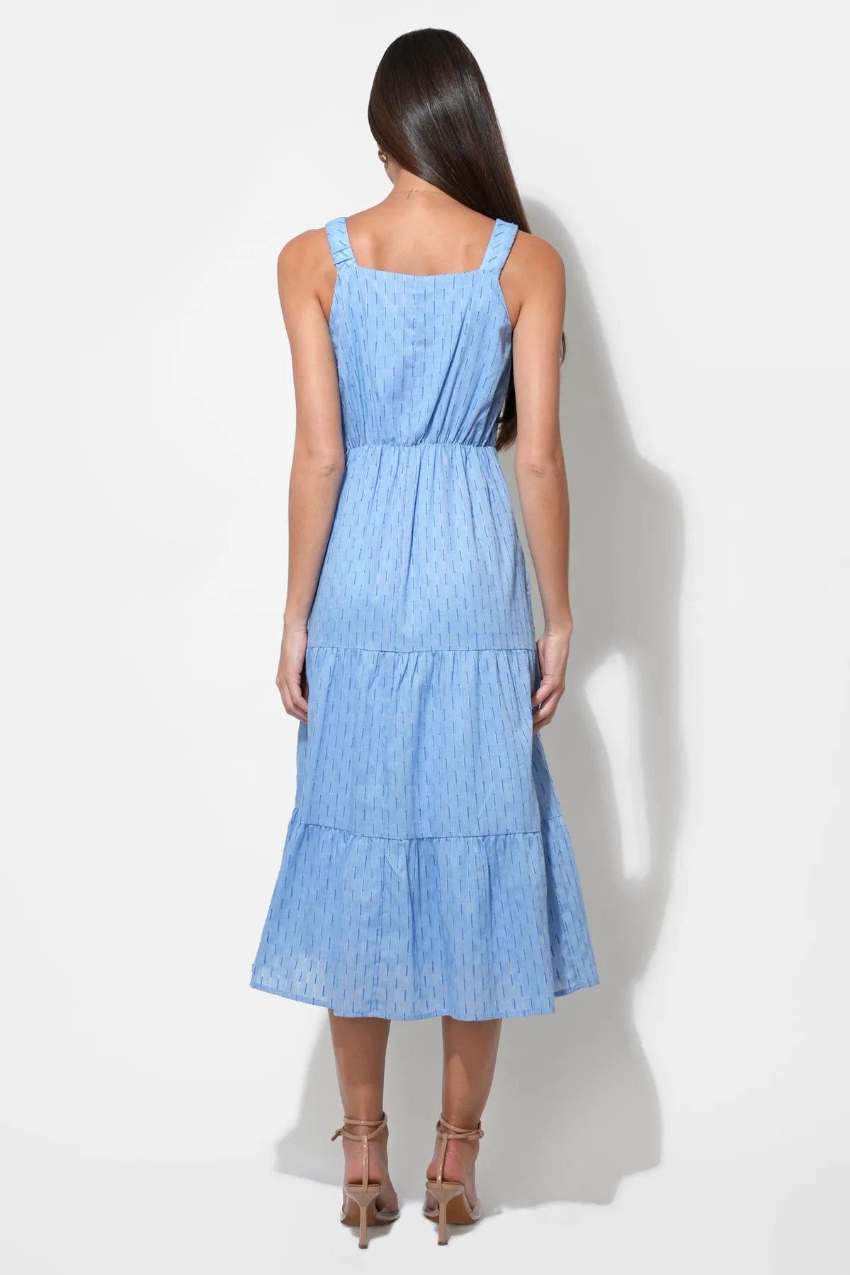 Rosali Textured Cotton Midi Dress sold by Adelyn Rae product image thumbnail 2