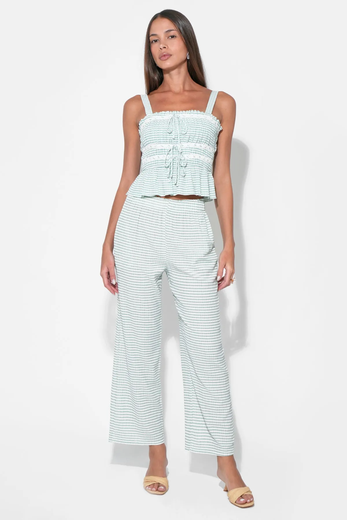 Serenity Gingham Pants sold by Adelyn Rae product image thumbnail 3