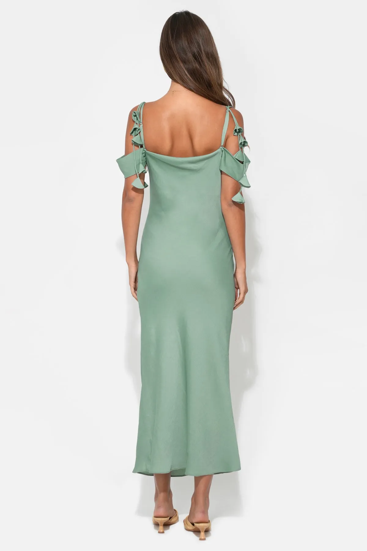 Alana Off The Shoulder Cowl Neck Dress sold by Adelyn Rae product image thumbnail 3