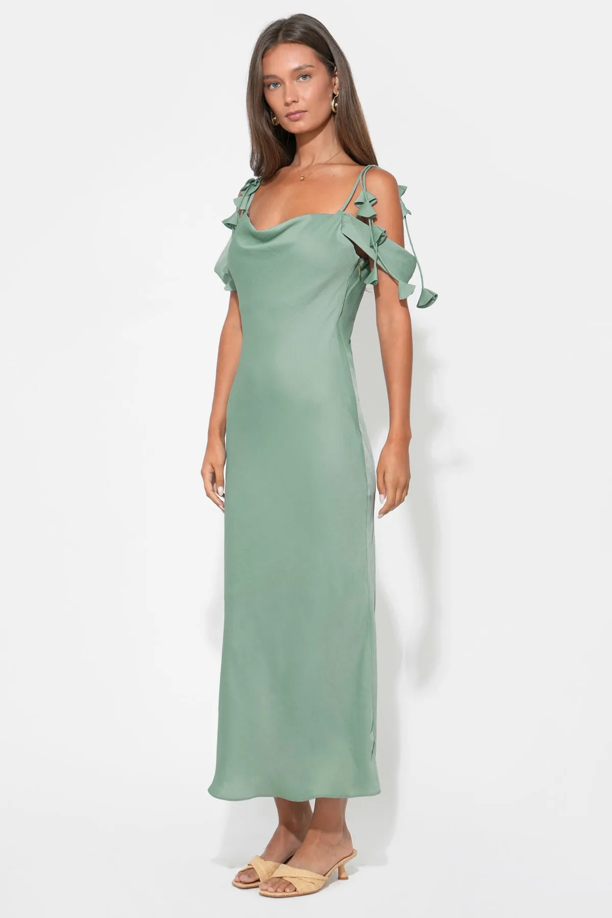 Alana Off The Shoulder Cowl Neck Dress sold by Adelyn Rae product image thumbnail 2