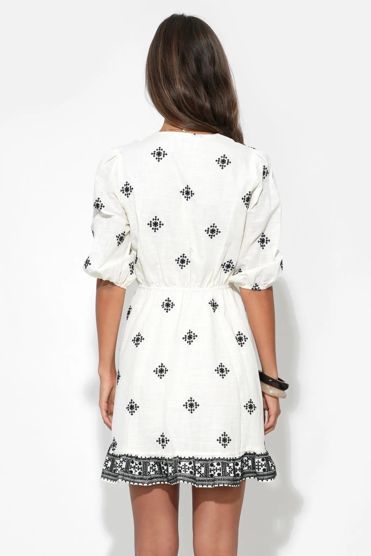 Soraya Embroidery Mini Dress sold by Adelyn Rae product image thumbnail 3