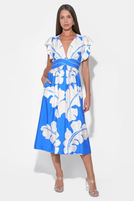 Avery Placement Midi Dress made by Adelyn Rae