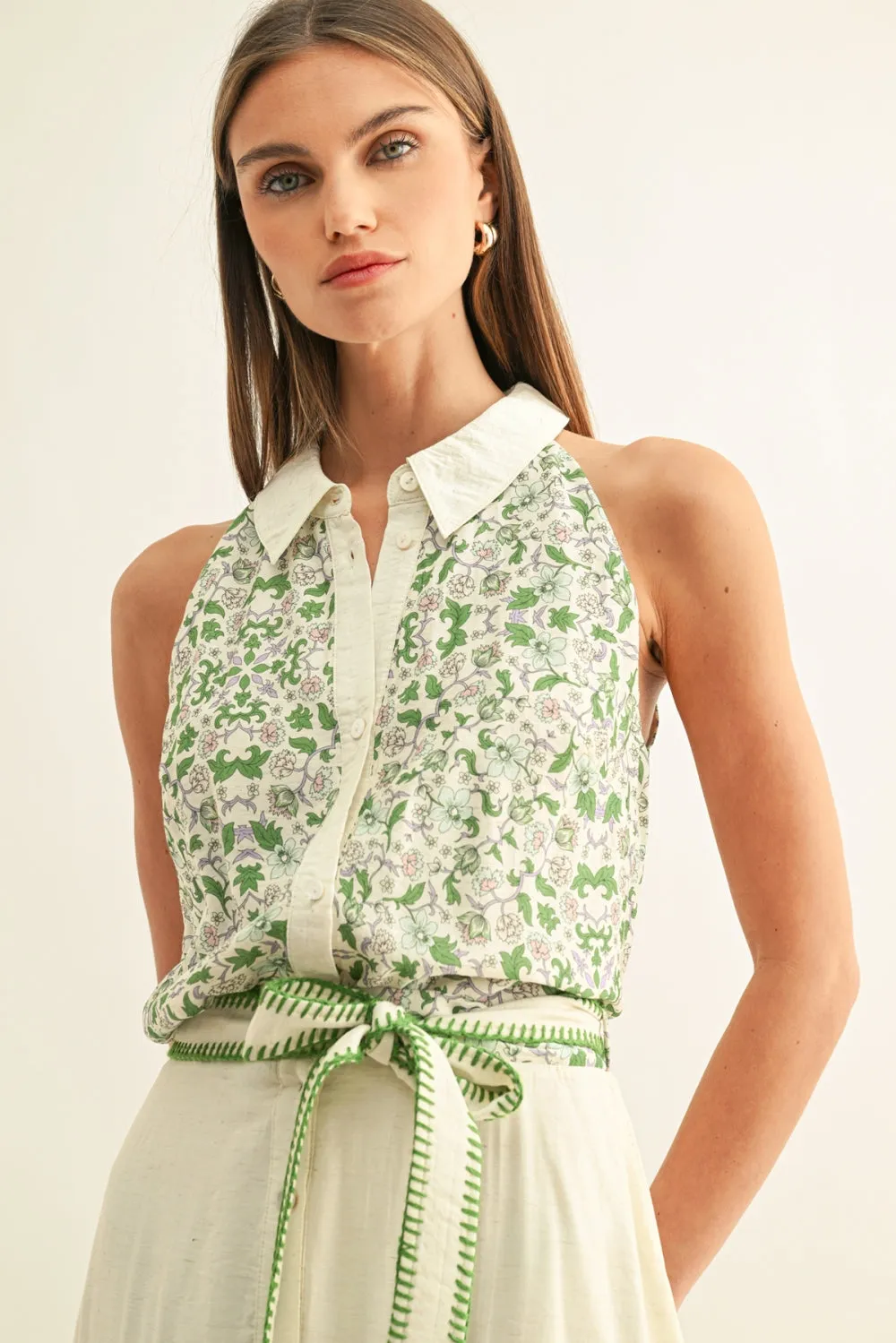 Bailee Halter Shirt sold by Adelyn Rae product image thumbnail 2