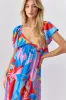 Caroline Flutter Sleeve Midi Dress sold by Adelyn Rae