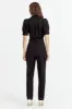 Charlotte Puff Sleeve Crepe Jumpsuit sold by Adelyn Rae