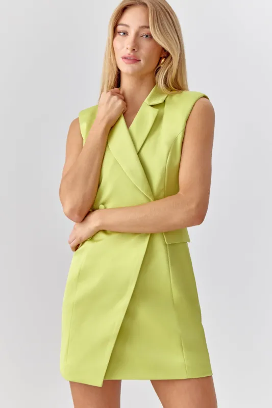 Clara Sleeveless Blazer Dress - FINAL SALE sold by Adelyn Rae