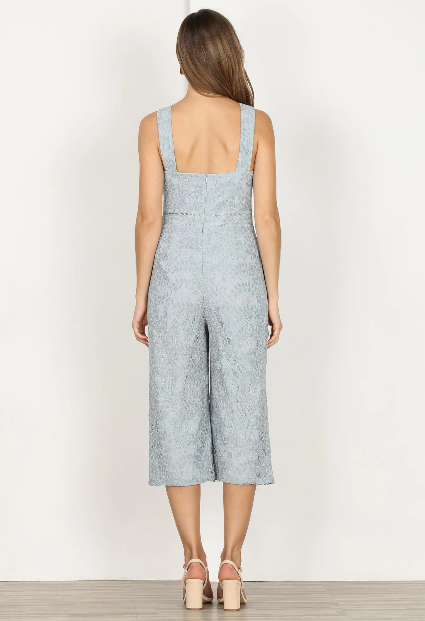 Carissa Lace Cross Neck Jumpsuit - FINAL SALE sold by Adelyn Rae product image thumbnail 5