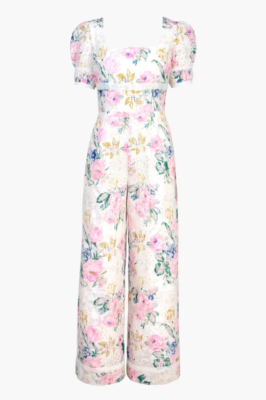 Angie Embroidered Eyelet Jumpsuit - FINAL SALE sold by Adelyn Rae