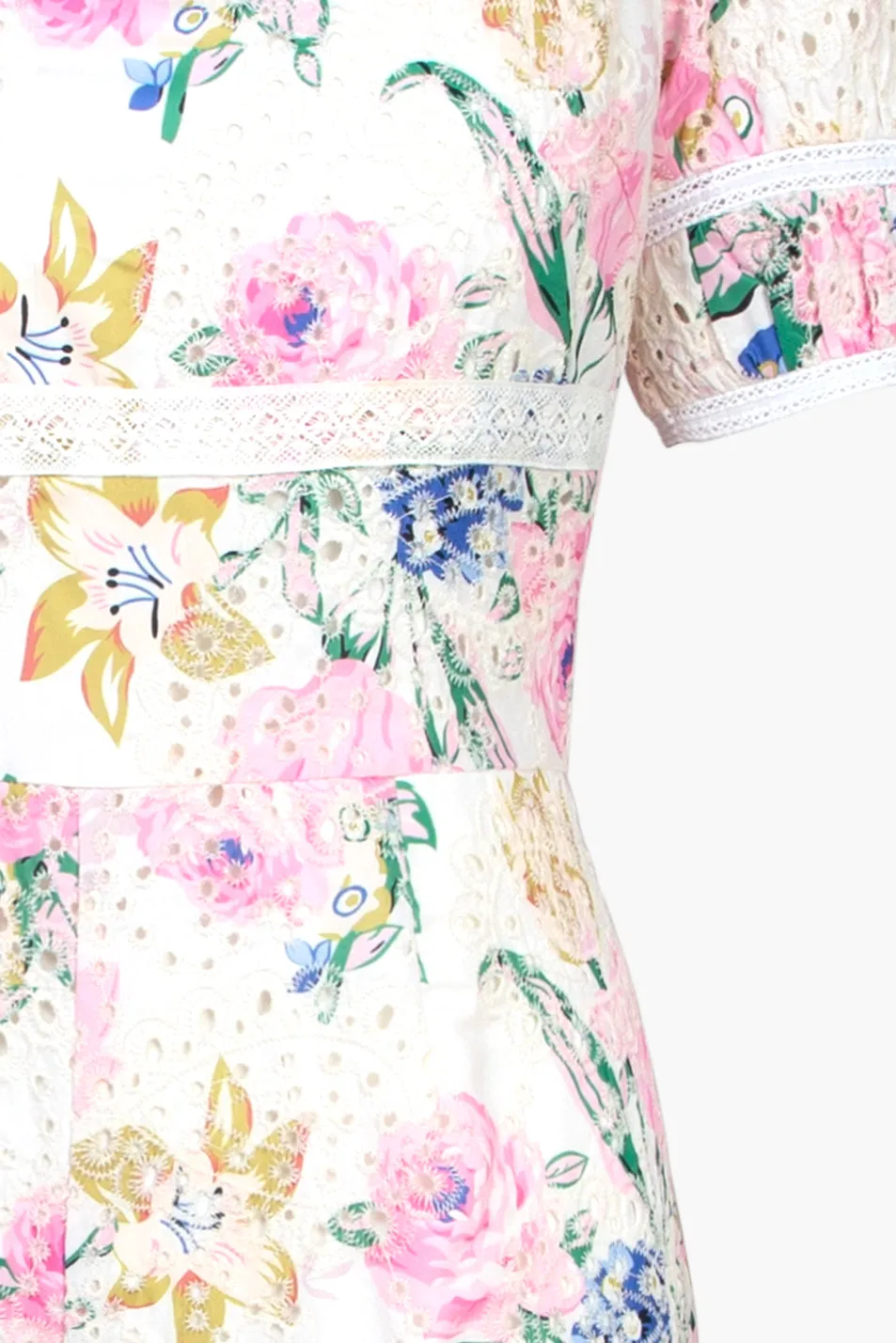 Angie Embroidered Eyelet Jumpsuit - FINAL SALE sold by Adelyn Rae product image thumbnail 2