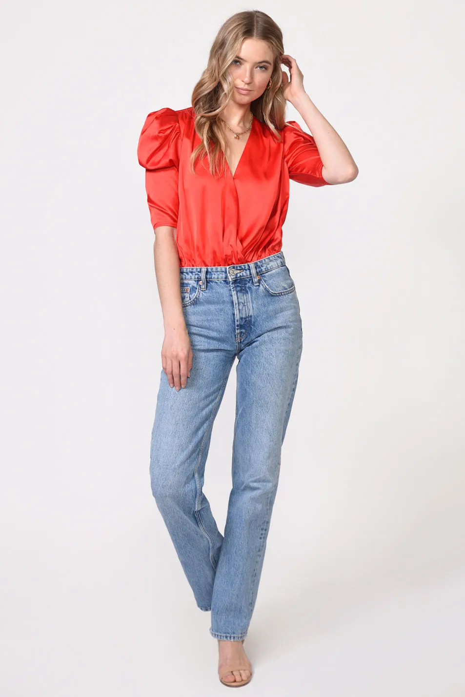 Lila Sateen Bodysuit sold by Adelyn Rae product image thumbnail 2