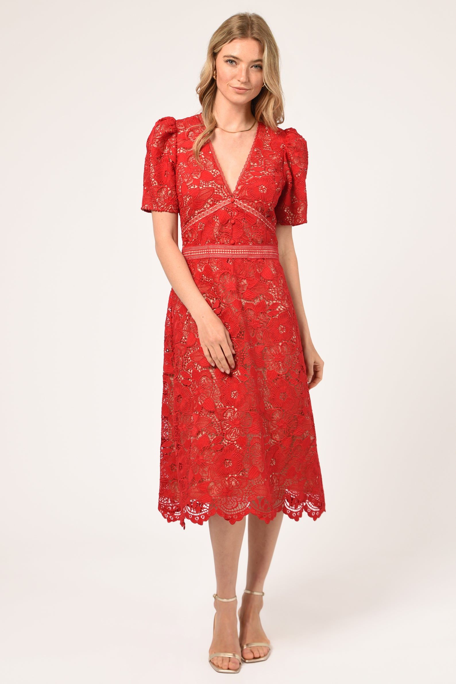 Rhana Open Back Lace Midi Dress - FINAL SALE sold by Adelyn Rae product image thumbnail 2