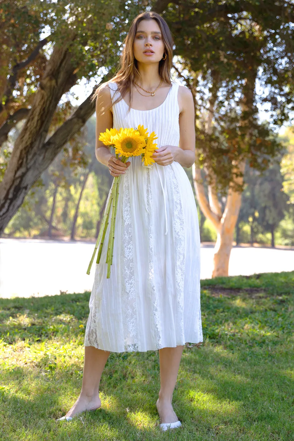 Vivian Lace Mix Maxi Dress - FINAL SALE sold by Adelyn Rae product image thumbnail 2