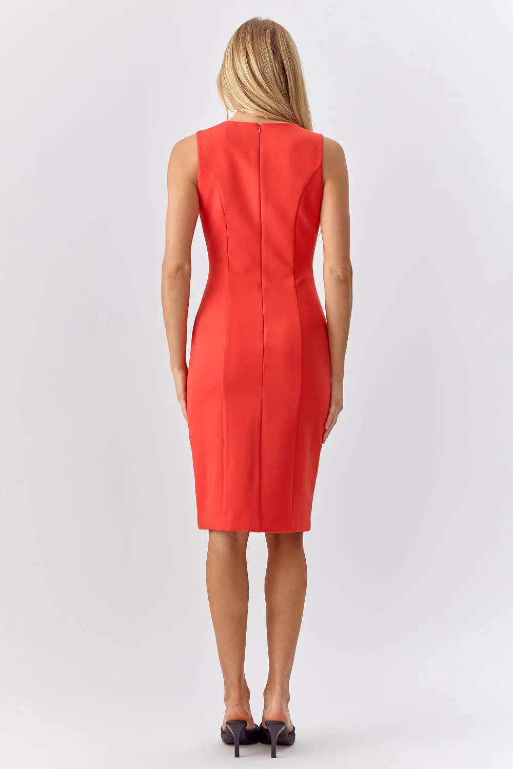 Kayla Wave Cut Sheath Dress sold by Adelyn Rae product image thumbnail 4