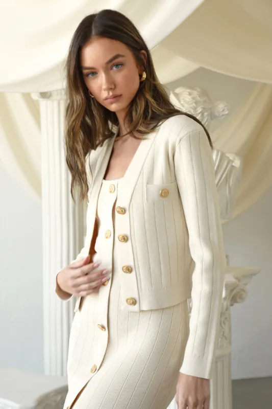 Gayle Knit Blazer Cardigan made by Adelyn Rae