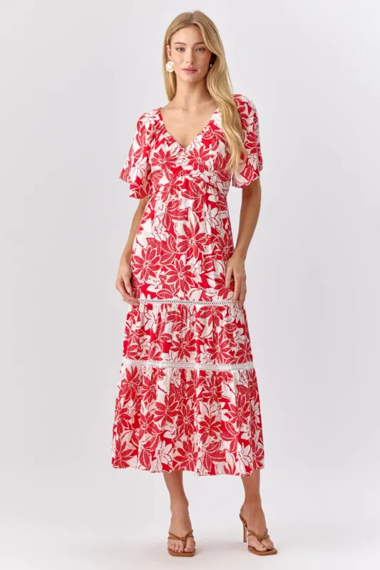 Evelyn Midi Dress sold by Adelyn Rae