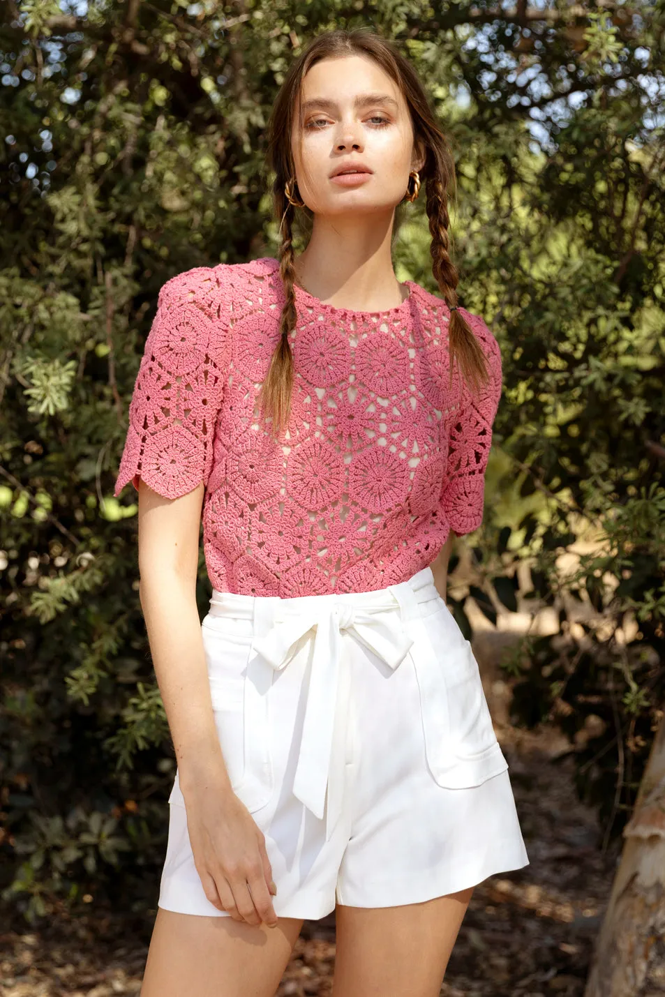 Kristy Crochet Top - FINAL SALE sold by Adelyn Rae