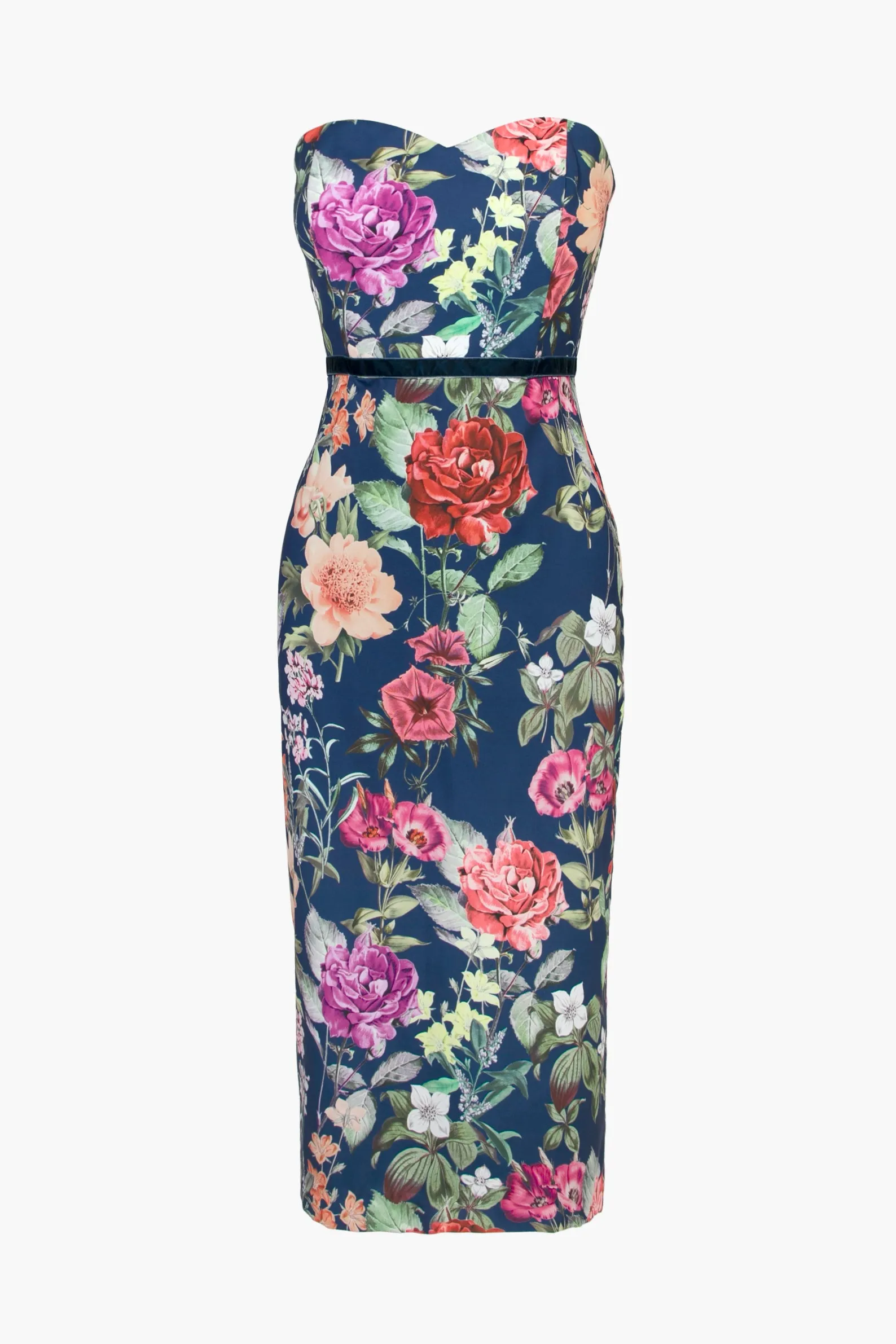 chinese dress ladies ASHLEYlauren 112368 Strapless Beaded Wrap Gown